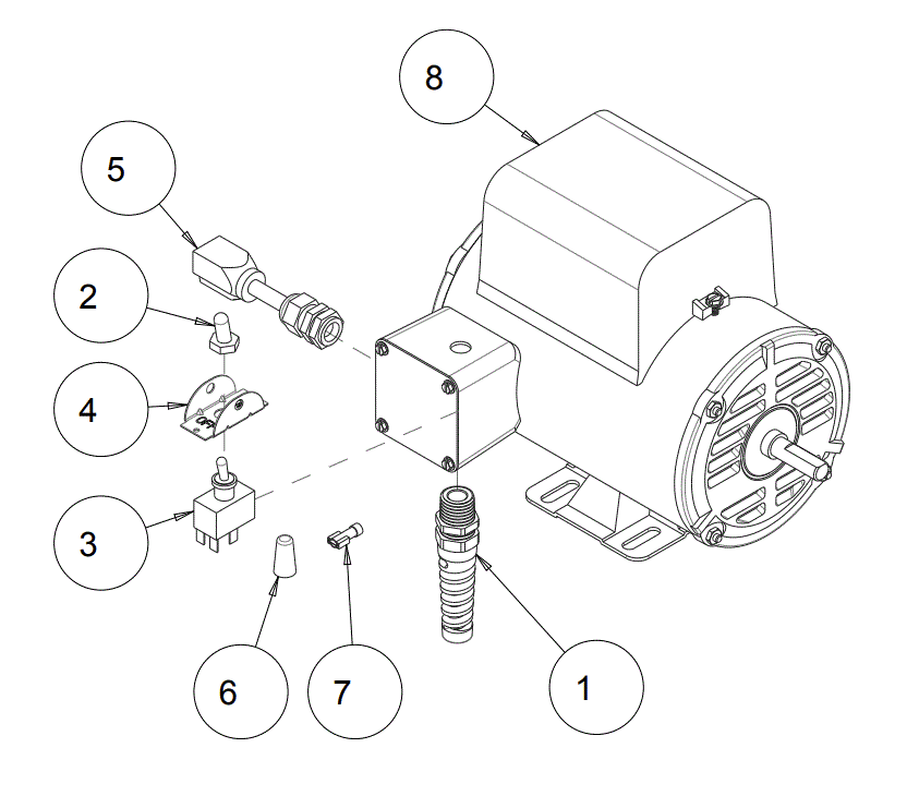 Section 03 Diagram and Parts List for BD 172668 MK Diamond Miter Saw